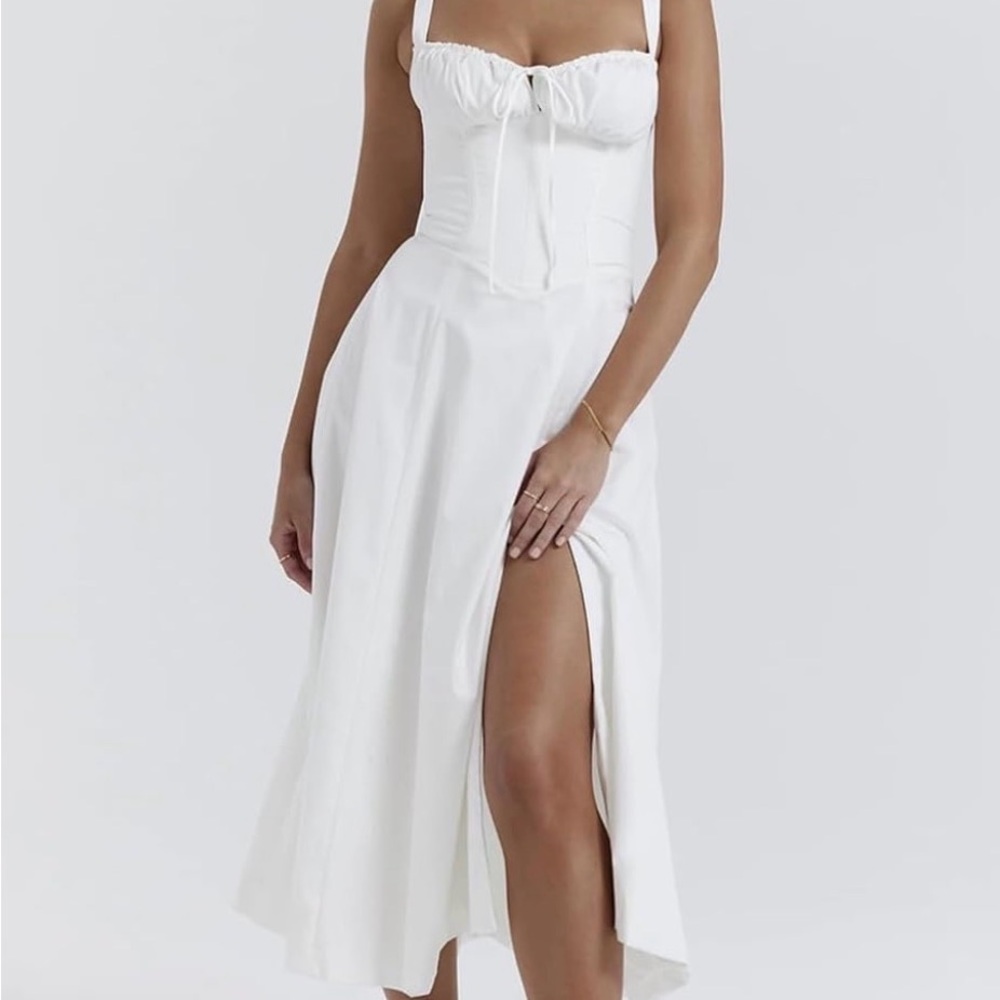 Petra Fashions White Maxi Dress
